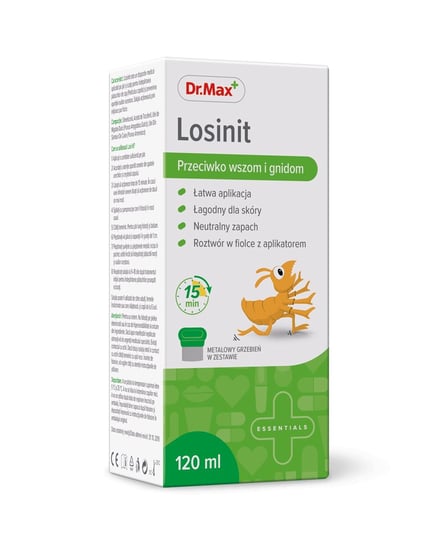 Dr.Max, Losinit, Płyn przeciwszom i gnidom, 120 ml Dr.Max Pharma