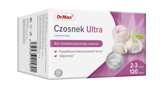 Dr.Max, Suplement diety Czosnek Ultra, 120 kaps. Dr.Max Pharma