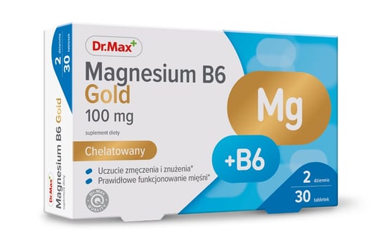 Dr.Max, Suplement diety Magnesium B6 Gold, 30 tabl. Dr.Max Pharma