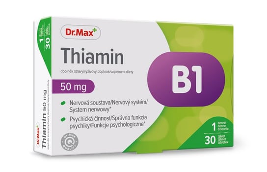 Dr.Max,  Suplement diety Witamina B₁ tiamina, 30 tabl. D.Max Pharma