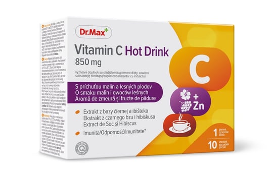 Dr.Max, Vitamin C Hot Drink, suplement diety, 10 sasz. Dr.Max Pharma