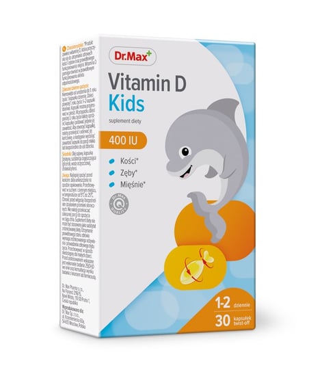Dr.Max, Vitamin D Kids, suplement diety, 30 kaps. D.Max Pharma