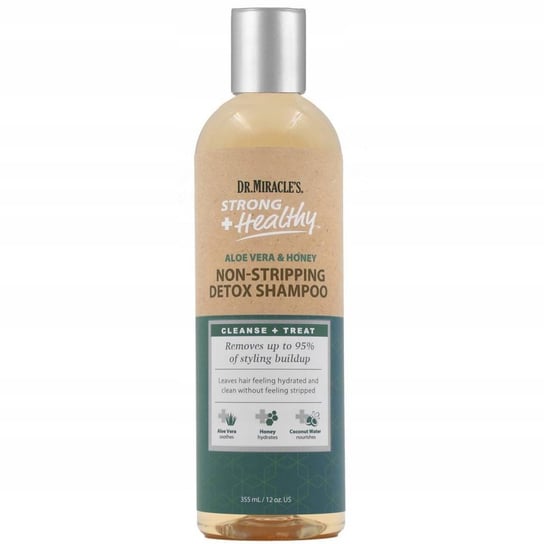 Dr. Miracle's, Strong & Healthy Non-Stripping Detox Shampoo, Szampon do włosów, 355ml Dr. Miracle's