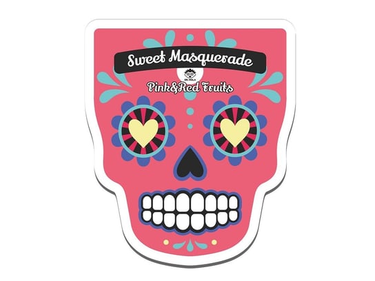 Dr. Mola, Sweet Masquarade Pink & Red Fruits Sheet Mask rewitalizująco-rozświetlająca maseczka w płachcie 23ml Dr. Mola