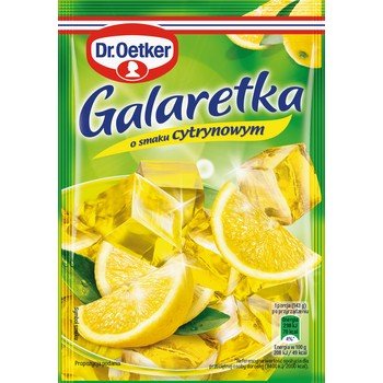Dr. Oetker Galaretka o smaku cytrynowym 72 g Inna marka