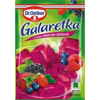 Dr. Oetker Galaretka o smaku owoców leśnych 72 g Inna marka