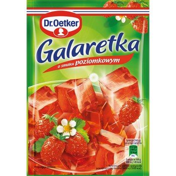 Dr. Oetker Galaretka o smaku poziomkowym 72 g Inna marka