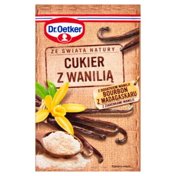 Dr. Oetker Ze świata natury Cukier z wanilią 12 g Dr. Oetker