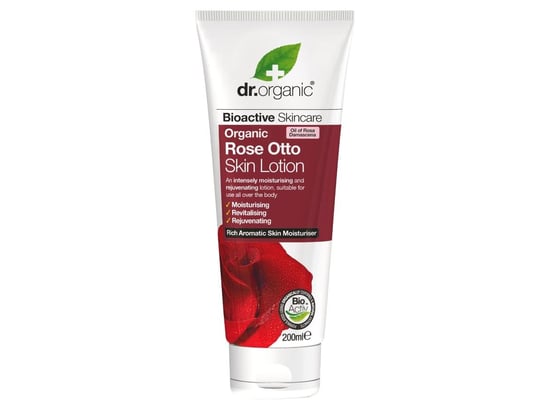 Dr.Organic Bioactive Skincare, balsam do ciała z olejkiem różanym, 200 ml Dr.Organic