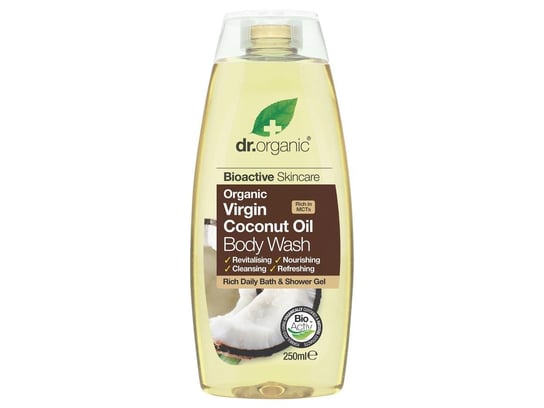 Dr.Organic Bioactive Skincare, żel do kąpieli i pod prysznic z olejem kokosowym,  250 ml Dr.Organic