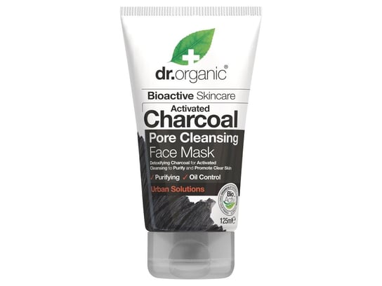 Dr.Organic Charcoal, maseczka do twarzy z organicznym aktywnym węglem, 125 ml Dr.Organic