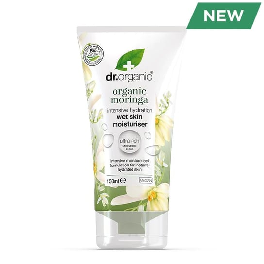 Dr.Organic [Moringa] Wet Skin Intensywnie nawilżający balsam do ciała z organicznym olejem z nasion moringa 150ml Dr Organic Ltd