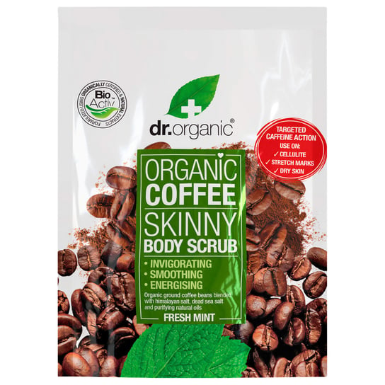 Dr Organic, peeling do ciala z mietą i kawą, 200 ml Dr Organic Ltd