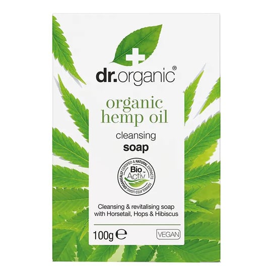 Dr.Organic, Rewitalizujące Mydło W Kostce Z Olejem Z Organicznych Konopi, 100g Dr Organic