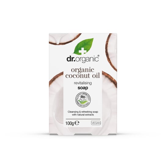 Dr.Organic, Rewitalizujące Mydło W Kostce Z Organicznym Olejem Kokosowym, 100g Dr Organic
