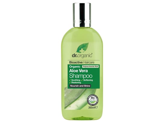 Dr.Organic, szampon do włosów z organicznym aloesem, 265  ml BALTIC
