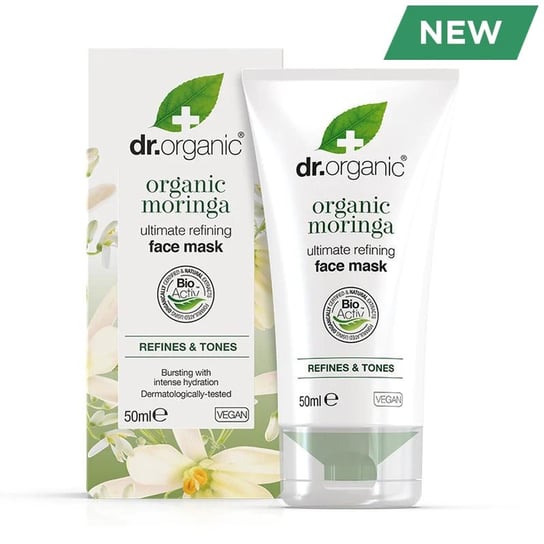 Dr.Organic, Wygładzająca Maska Do Twarzy Z Organicznym Olejem Z Nasion Moringa, 50ml Dr Organic
