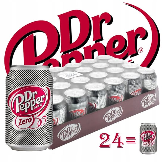 DR PEPPER ZERO 330ml Puszka 24szt Coca-Cola