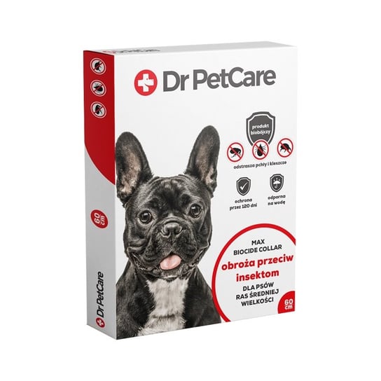 Dr. PetCare Max Biocide Collar obroża przeciw pchłom i insektom dla średnich psów 60cm DR. PETCARE