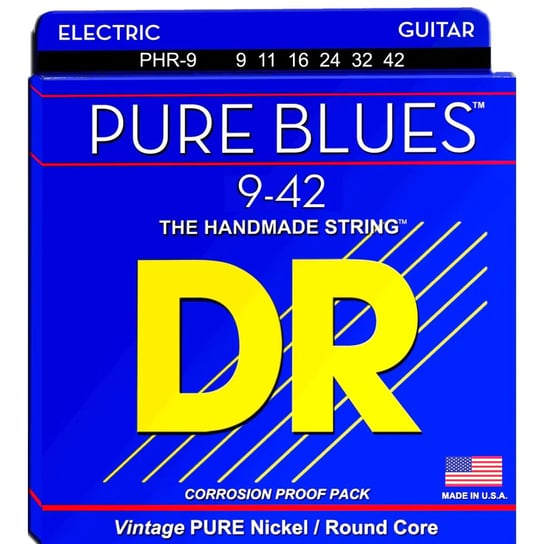 'DR PURE BLUES PHR-9-42 - STRUNY DO ELEKTRYKA 09-42 DR DR PHR 9-42 PURE BLU' DR