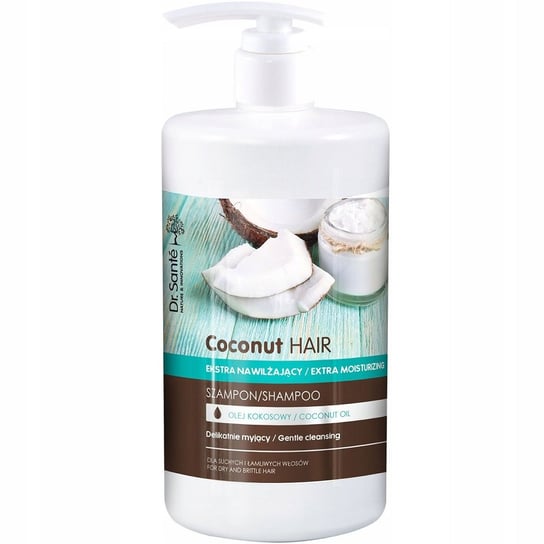 Dr. Sante, Coconut Hair, szampon nawilżający do włosów suchych i łamliwych, 1000 ml Dr. Sante