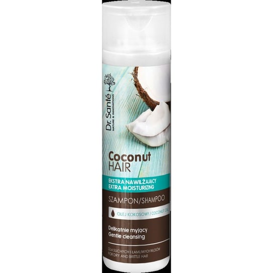 Dr. Sante, Coconut Hair, szampon nawilżający do włosów suchych i łamliwych, 250 ml Dr. Sante