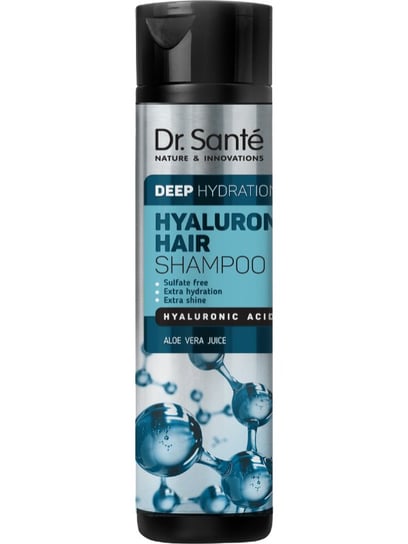 Dr. Santé, Hyaluron Hair Deep Hydration, Szampon do włosów z kwasem hialuronowym, 250 ml Dr. Santé