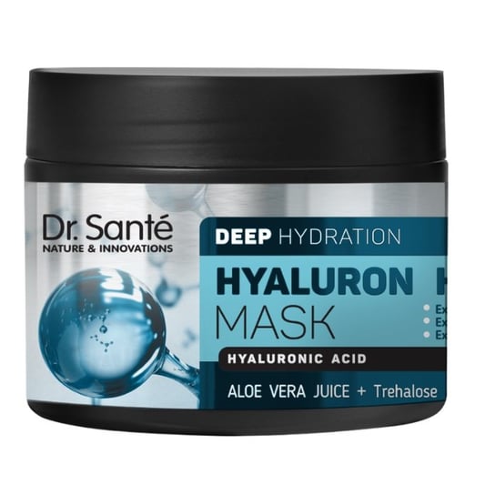 Dr. Sante, Hyaluron Hair Mask, Nawilżająca maska do włosów z kwasem hialuronowym, 300 ml Dr. Sante