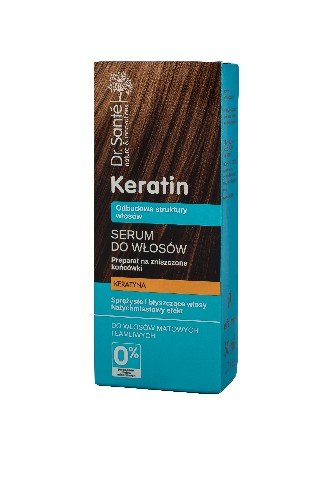 Dr. Sante, Keratin Hair, serum odbudowujące do włosów łamliwych i matowych, 50 ml Dr. Sante