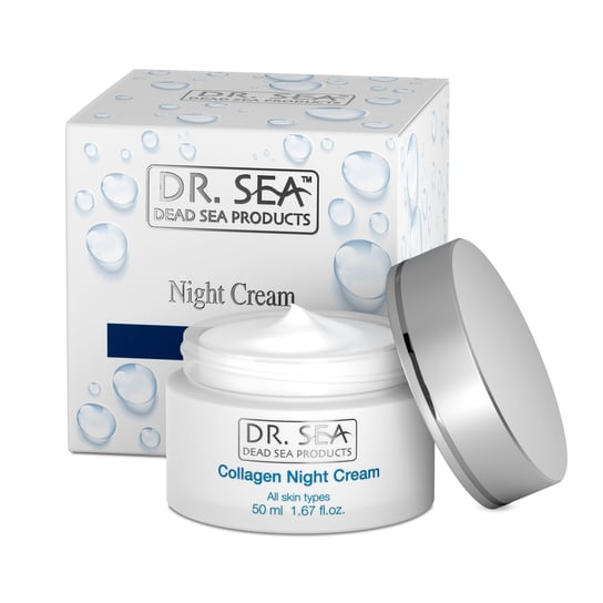 Dr.Sea  Krem do twarzy na noc z kolagenem, 50 ml Dr. Sea