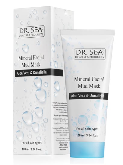 Dr.Sea  Mineralna maseczka błotna do twarzy z aloesem i dunaliellą Dr. Sea