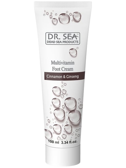 Dr.Sea  Multiwitaminowy krem do stóp z cynamonem i żeń-szeniem, 100ml Dr. Sea