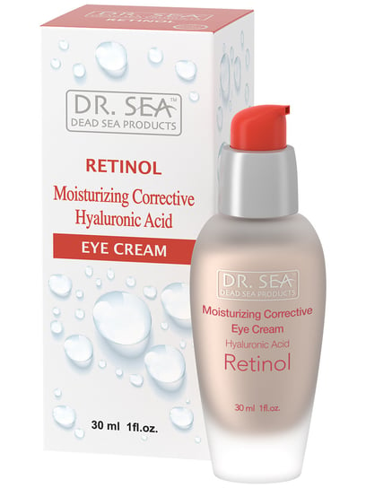 Dr.Sea Nawilżająco-korygujący krem pod oczy z retinolem i kwasem hialuronowym Dr. Sea