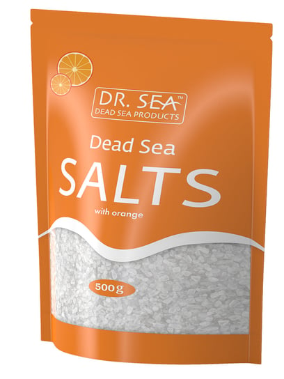 Dr.Sea  Sól z Morza Martwego z ekstraktem z pomarańczy  500g Dr. Sea