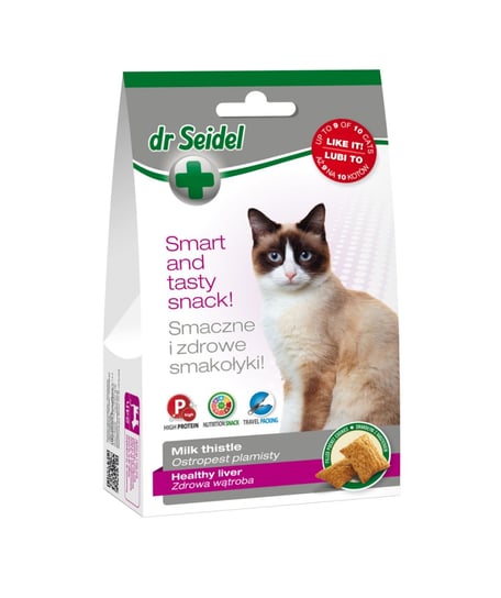 Dr Seidel Smakołyki na zdrową wątrobę dla kotów 50g Dr Seidel