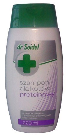 Dr Seidel, Szampon proteinowy dla kotów, 220 ml. Dr Seidel