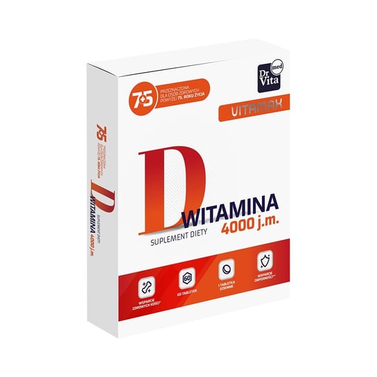 Dr Vita Vitamax witamina d 4.000 j.m suplement diety 60 tabletek Dr Vita