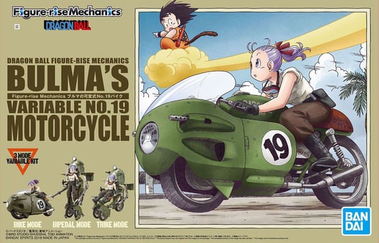 Dragon Ball, Figure Rise Mechanics, figurka Bulma's No.19 Motorcycl Mobile Suit Gundam
