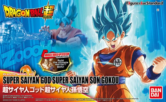 Dragon Ball, figurka Super Saiyan God Super Saiyan Son Goku Figure-rise Standard