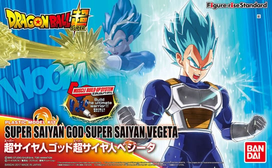 Dragon Ball, figurka Super Saiyan God Super Saiyan Vegeta Figure-rise Standard