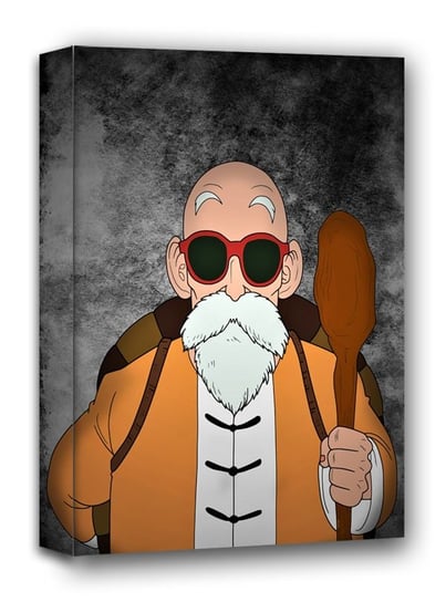 Dragon Ball, Master Roshi - obraz na płótnie 20x30 cm Galeria Plakatu