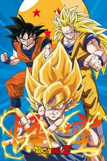 Dragon Ball Z Songo Goku Super Saiyanin - plakat 61x91,5 cm Dragon Ball