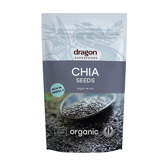 Dragon Superfoods, Chia nasiona szałwi hiszpańskiej BIO, 200g Nature Bites