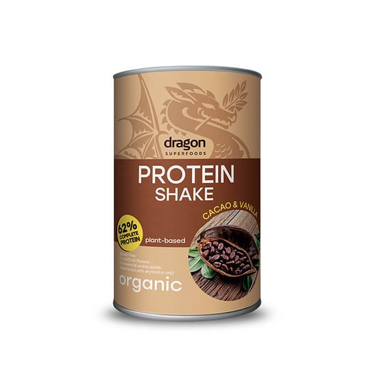 Dragon Superfoods shake proteinowy kakaowo waniliowy proszek 500g BIO Nature Bites