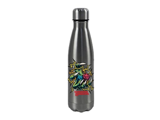 Dragons and Dungeons - butelka, stal o podwójnych ściankach, pojemność 500 ml, kolor stali, unisex, produkt oficjalny (marki cyP) Inna marka