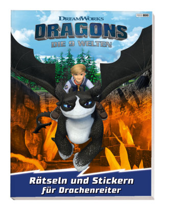 Dragons: Die 9 Welten: Rätseln und Stickern für Drachenreiter Panini Books