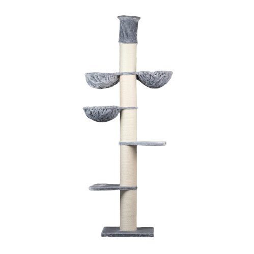 Drapak dla kota RHR QUALITY Maine Coon Tower Light Grey Plus, rozmiar XXL, 245-265 cm, jasnoszary RHR Quality