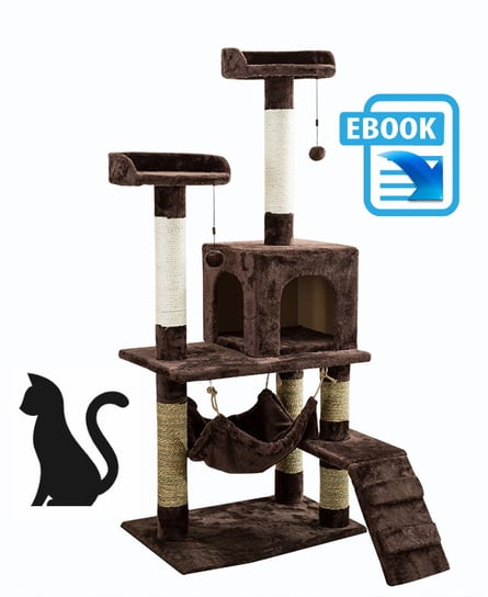 Drapak dla kota SMARTMIX Lux duży brązowy Pet-Play