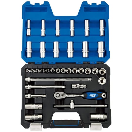 Draper Tools Expert 36-częściowy zestaw kluczy i nasadek 3/8", 16449 Draper Tools