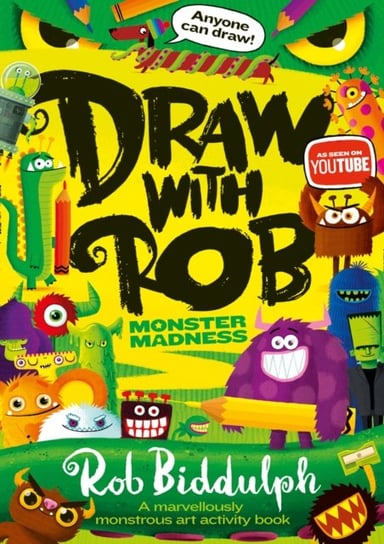 Draw With Rob. Monster Madness Biddulph Rob